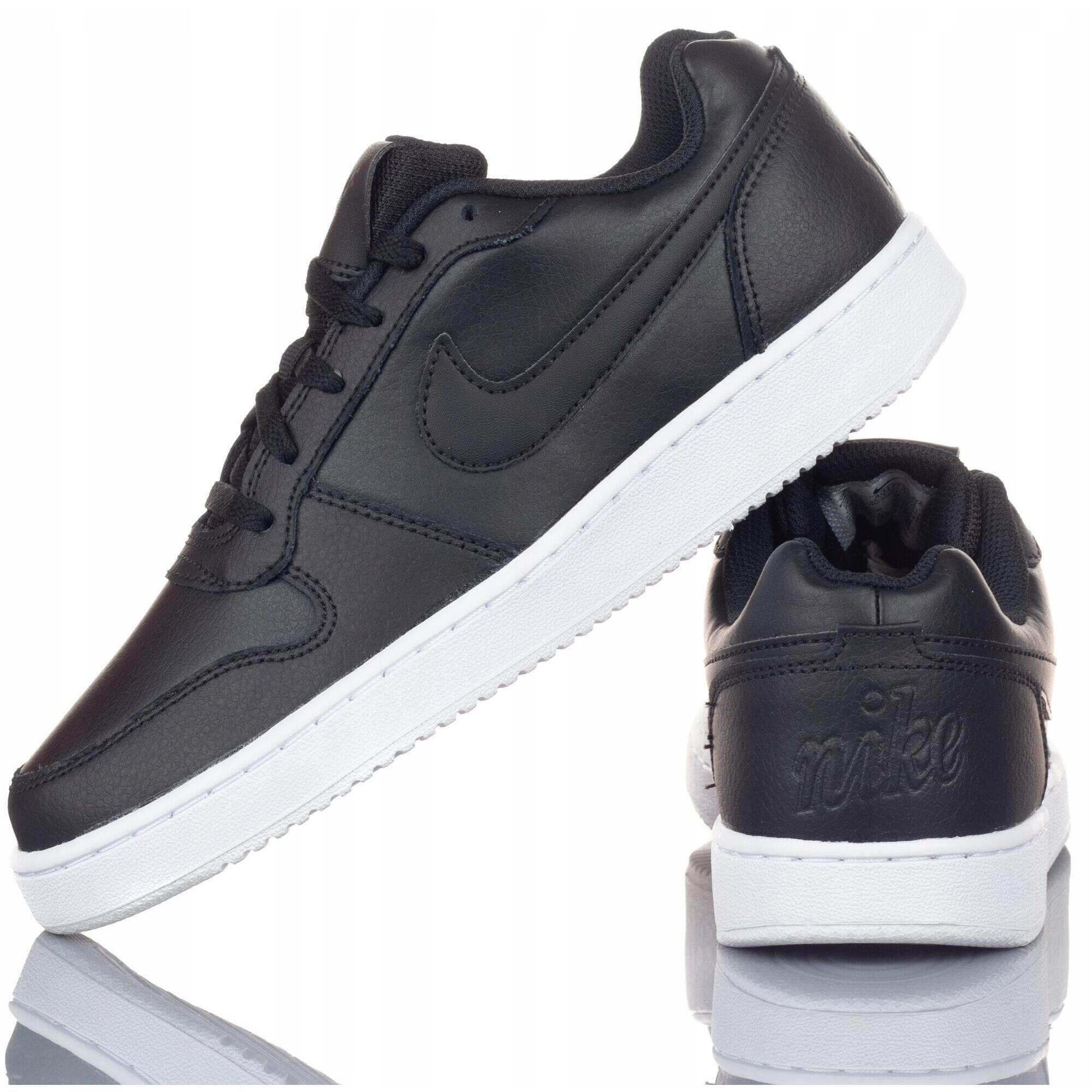 Nike - Chaussures De Sport Femme Nike Ebernon Low Cuir - Chaussures De Sport - Noir - Decathlon