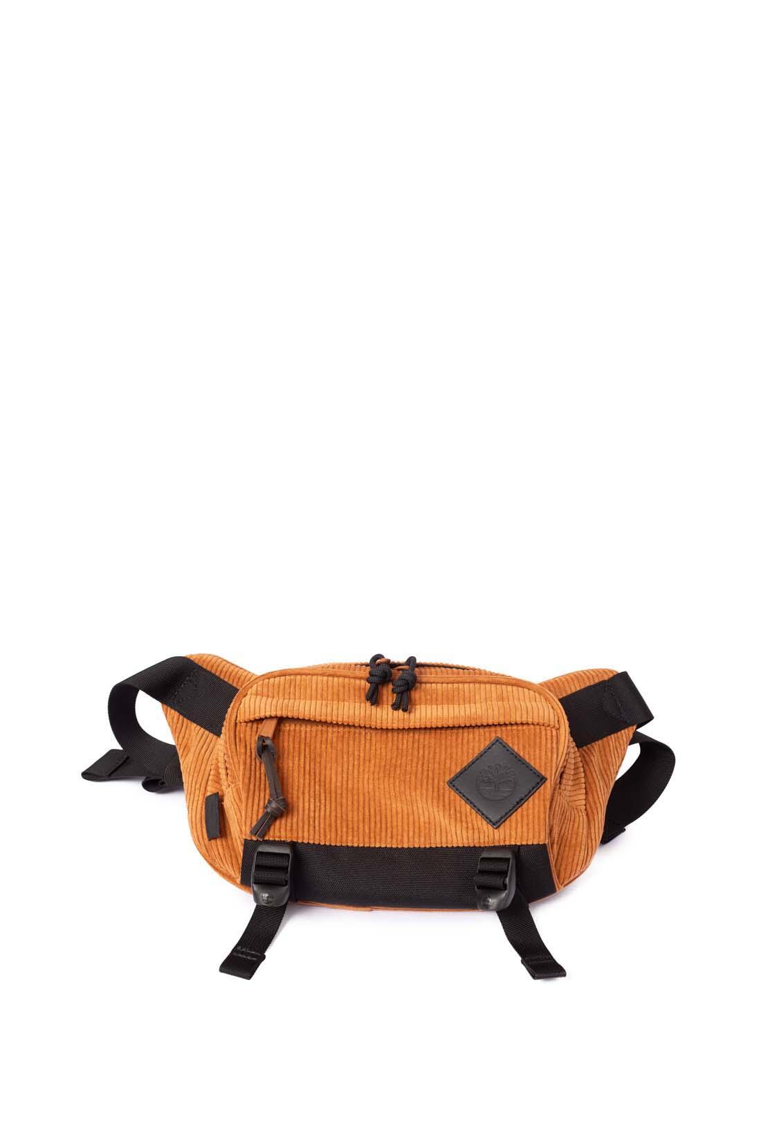 TIMBERLAND Marsupio unisex in velluto a coste con patch logo