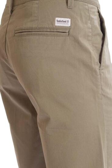 Bermuda homme - Citywear - Regular fit, jambe droite, patch logo - Vert olive.
