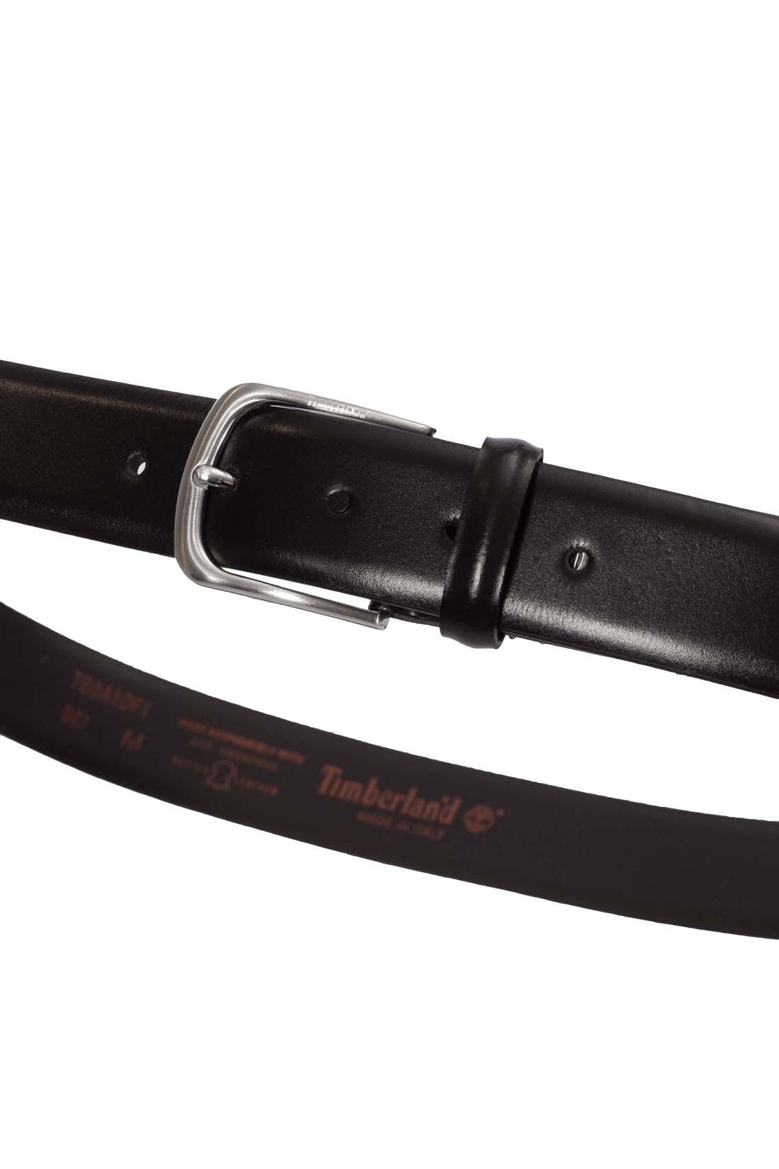 riem - casual - heren - 100% leer - zwart 4/4