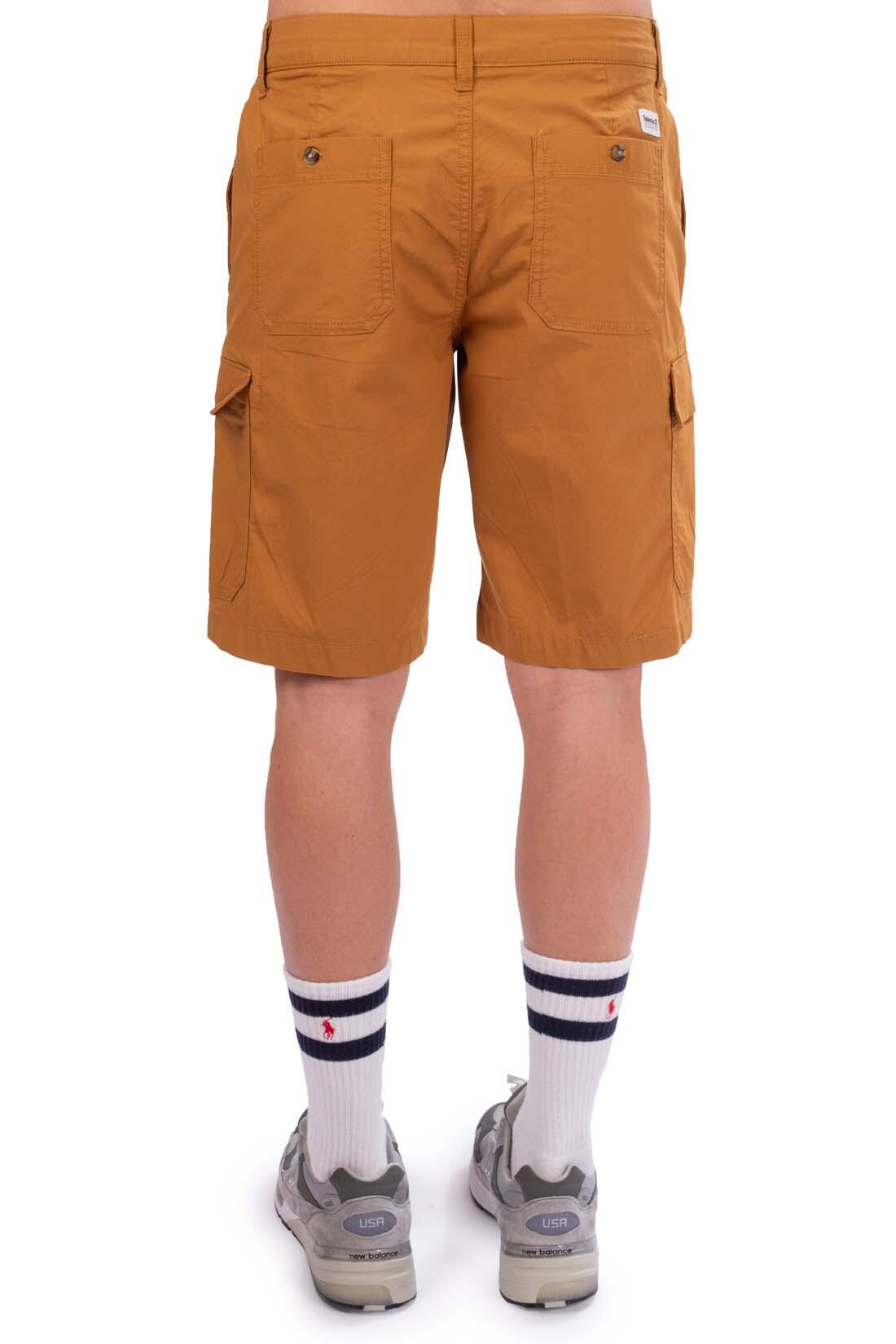 Bermuda cargo uomo in popeline 3/4