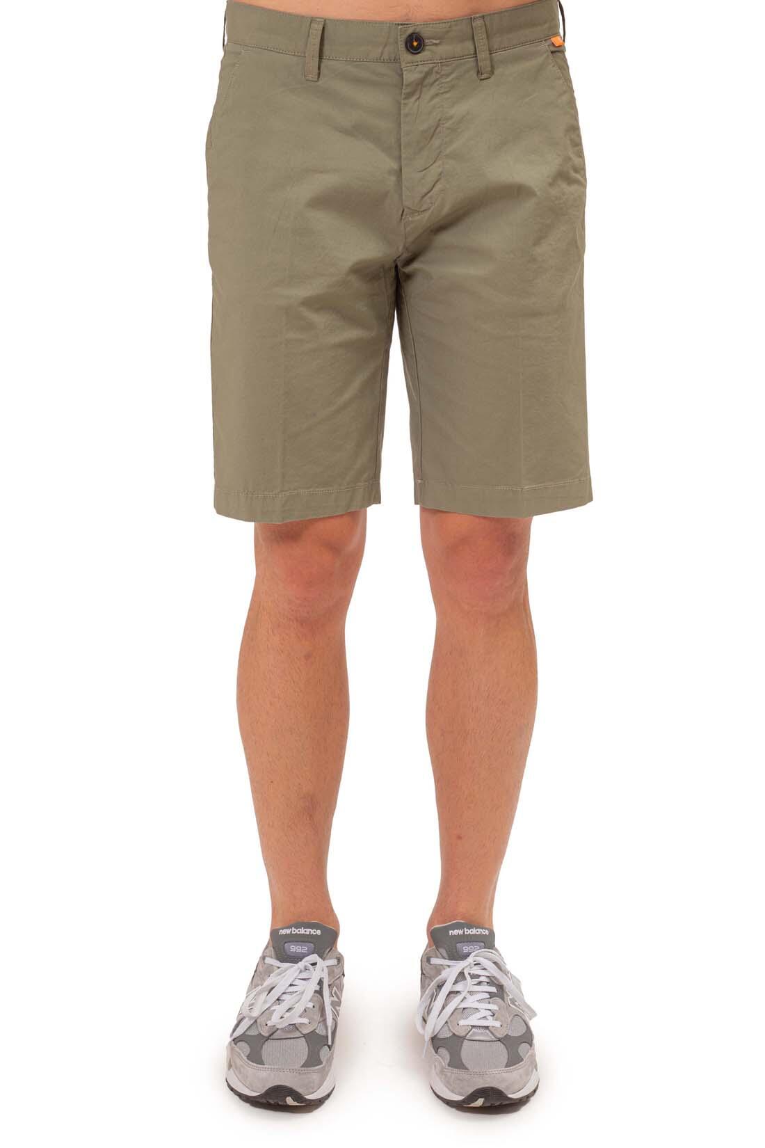 Bermuda chino uomo con patch logo 2/4