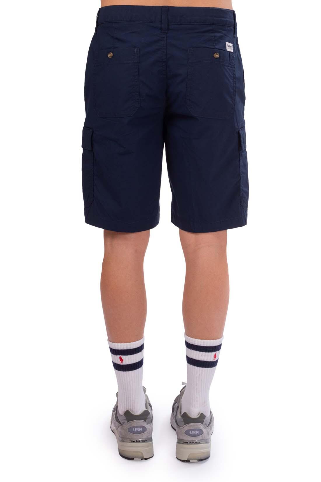 Bermuda - Homem - Cargo, corte regular - azul 4/4