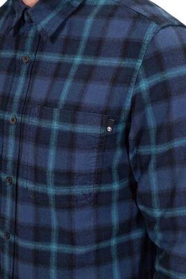 Camicia uomo in flanella di cotone scozzese