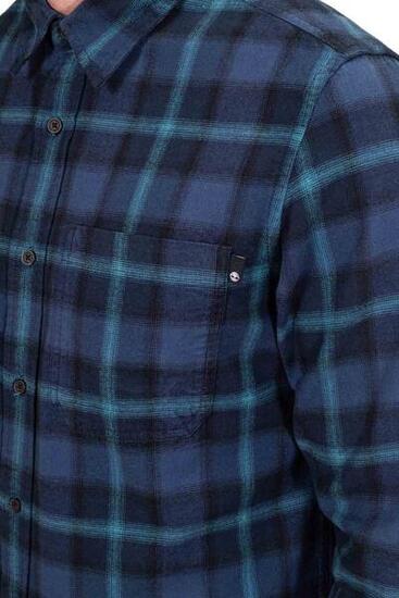 Camicia uomo in flanella di cotone scozzese