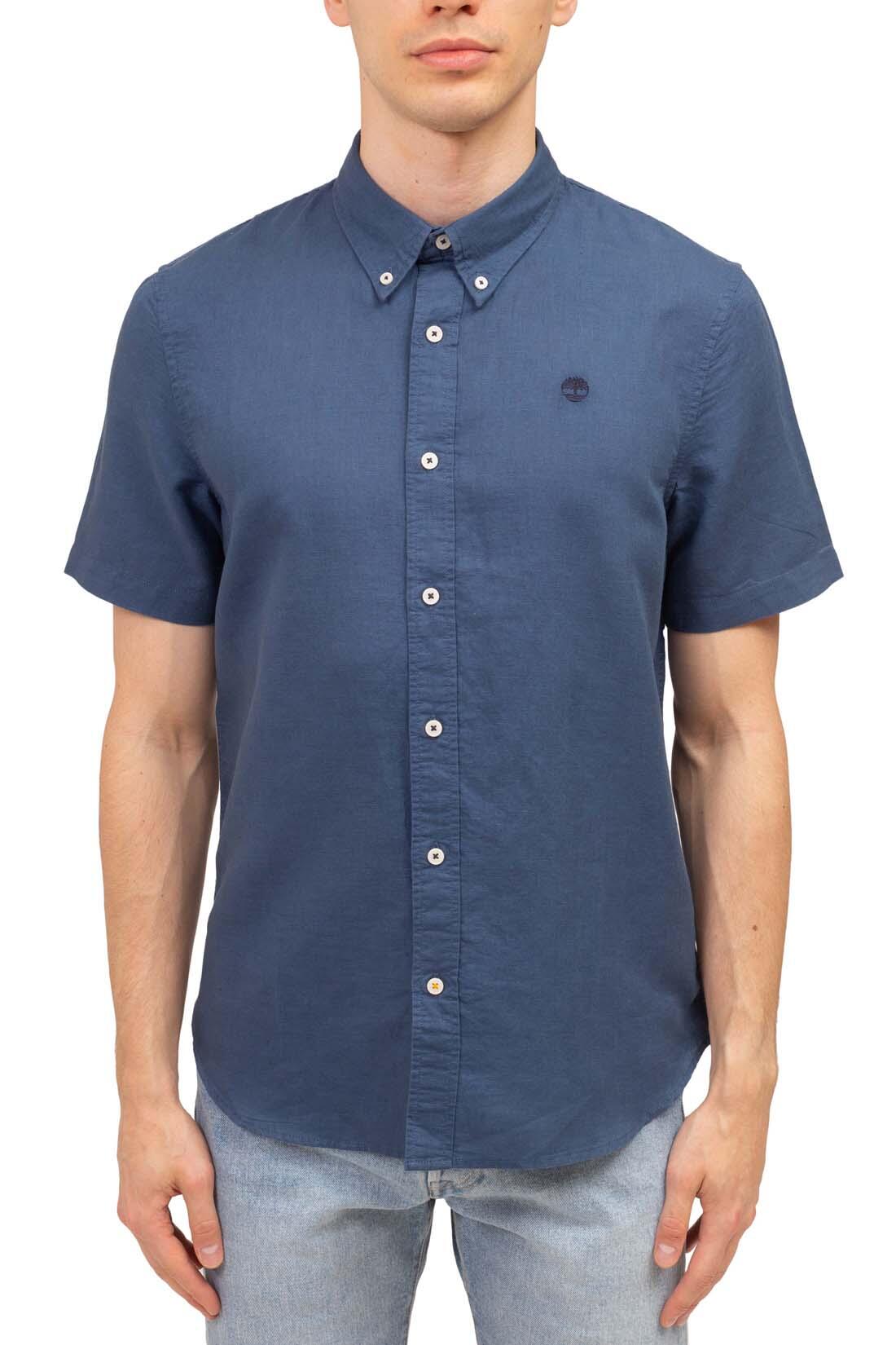 Camicia uomo slim in misto lino 2/4