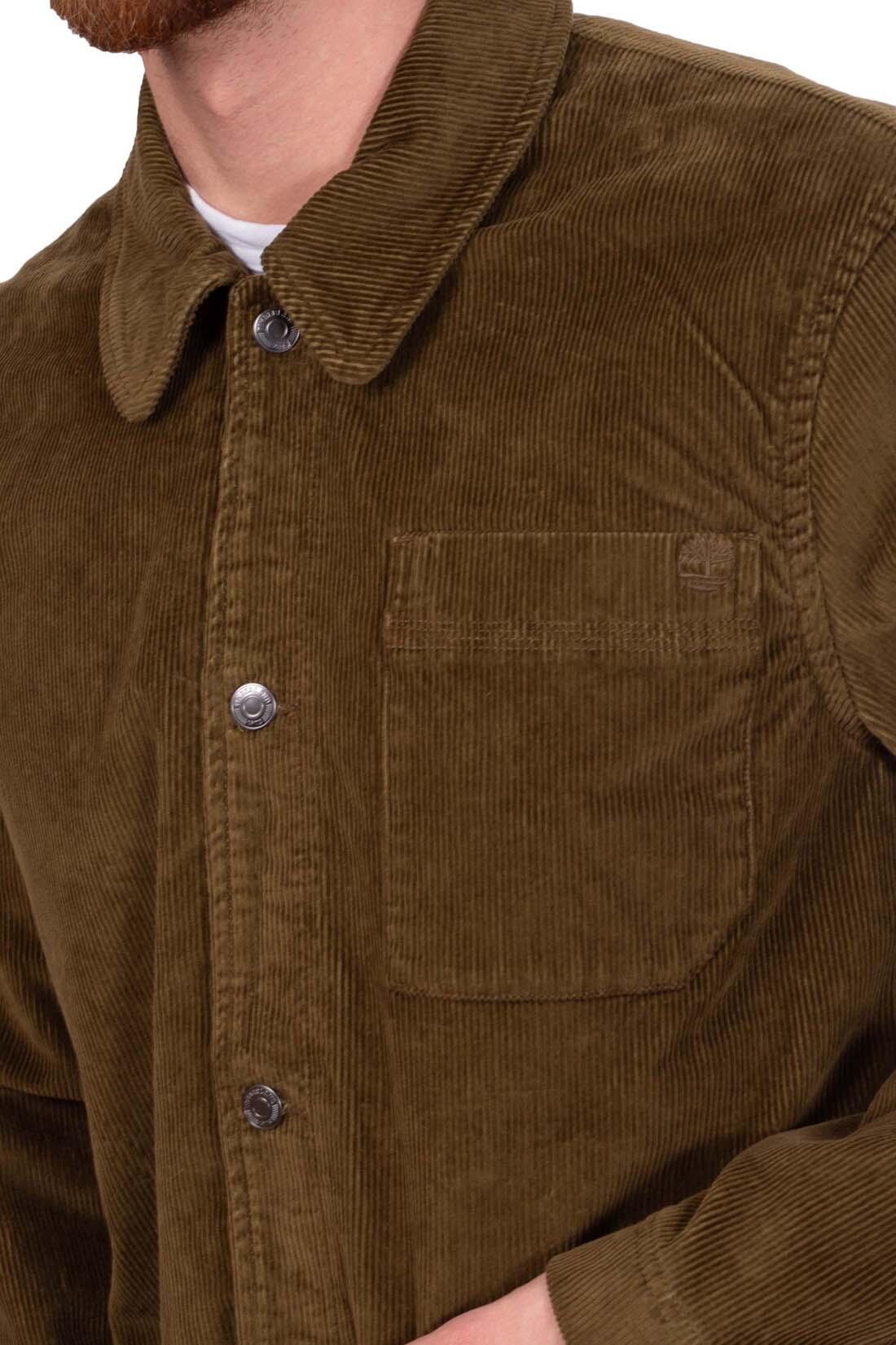 Herenoverhemd - Casual - Relaxed fit - Corduroy - Camouflage 4/5