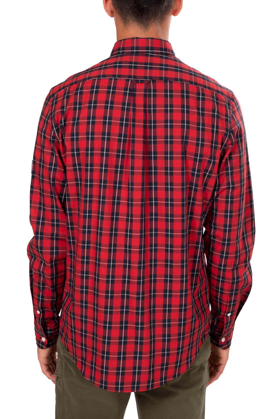 Camicia uomo regular a quadri 3/4