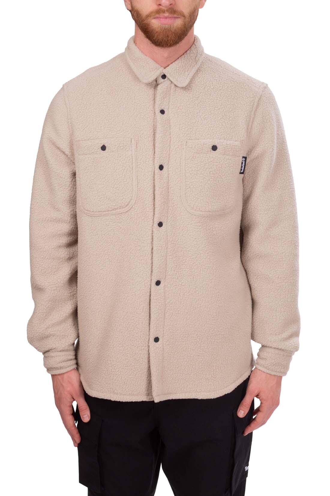 Maglia in pile - Outdoor - Uomo - Maniche lunghe, vestibilità regular - Beige 2/5