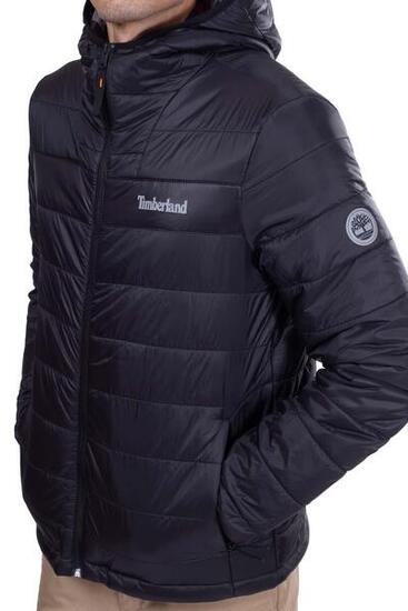 Piumino uomo trapuntato con cappuccio