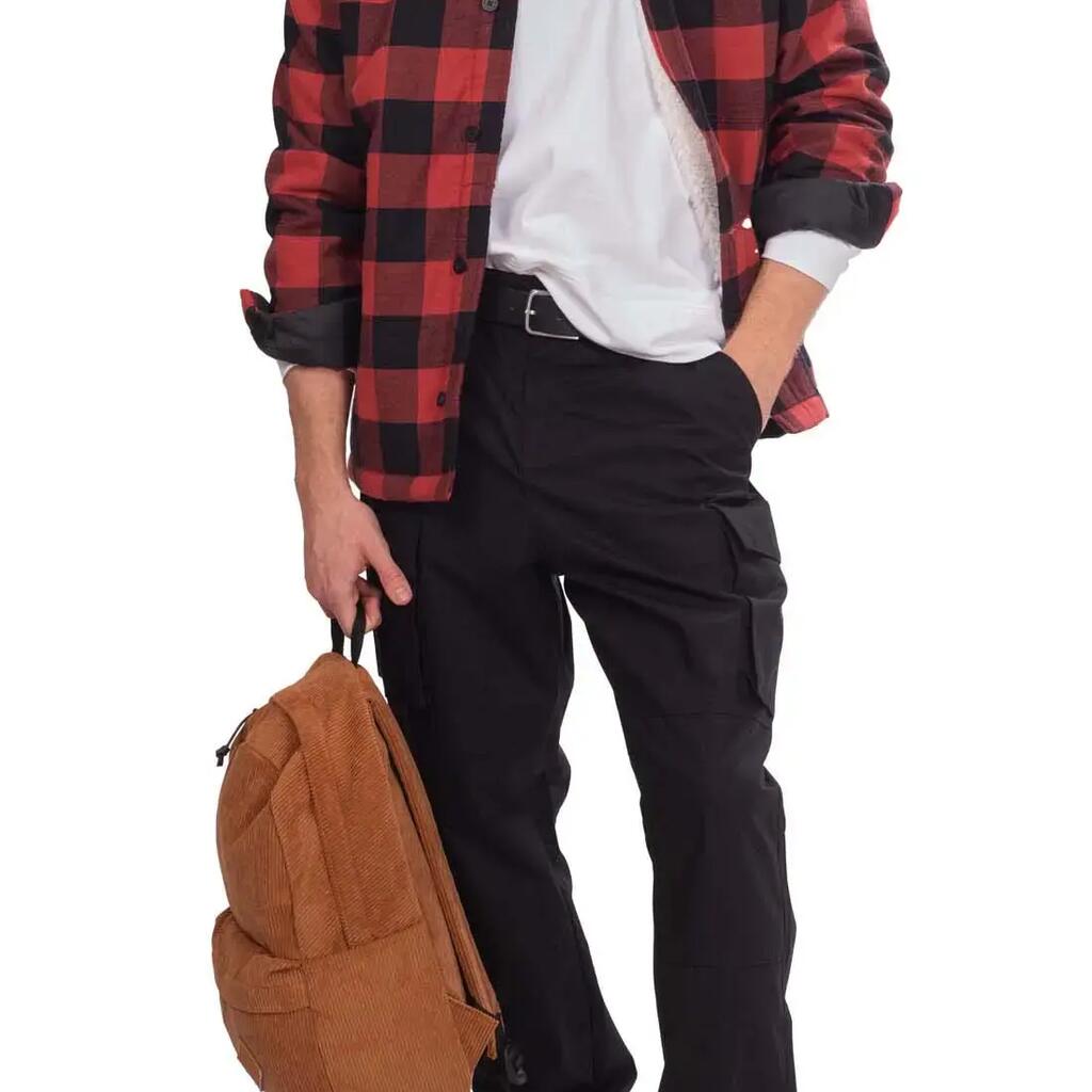Men's Buffalo jacket with sherpa lining
