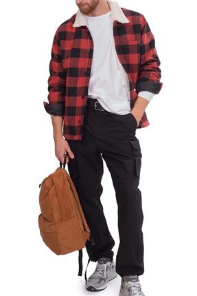 Gewatteerde jas heren - sherpa voering - Buffalo