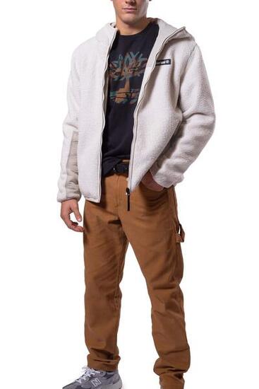 Giacca uomo double-face con cappuccio - Taglia S