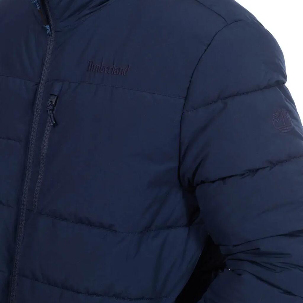 TIMBERLAND men's quilted padded jacket embroidered logo