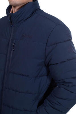 Piumino uomo trapuntato con ricamo logo