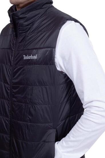 Piumino uomo smanicato con logo