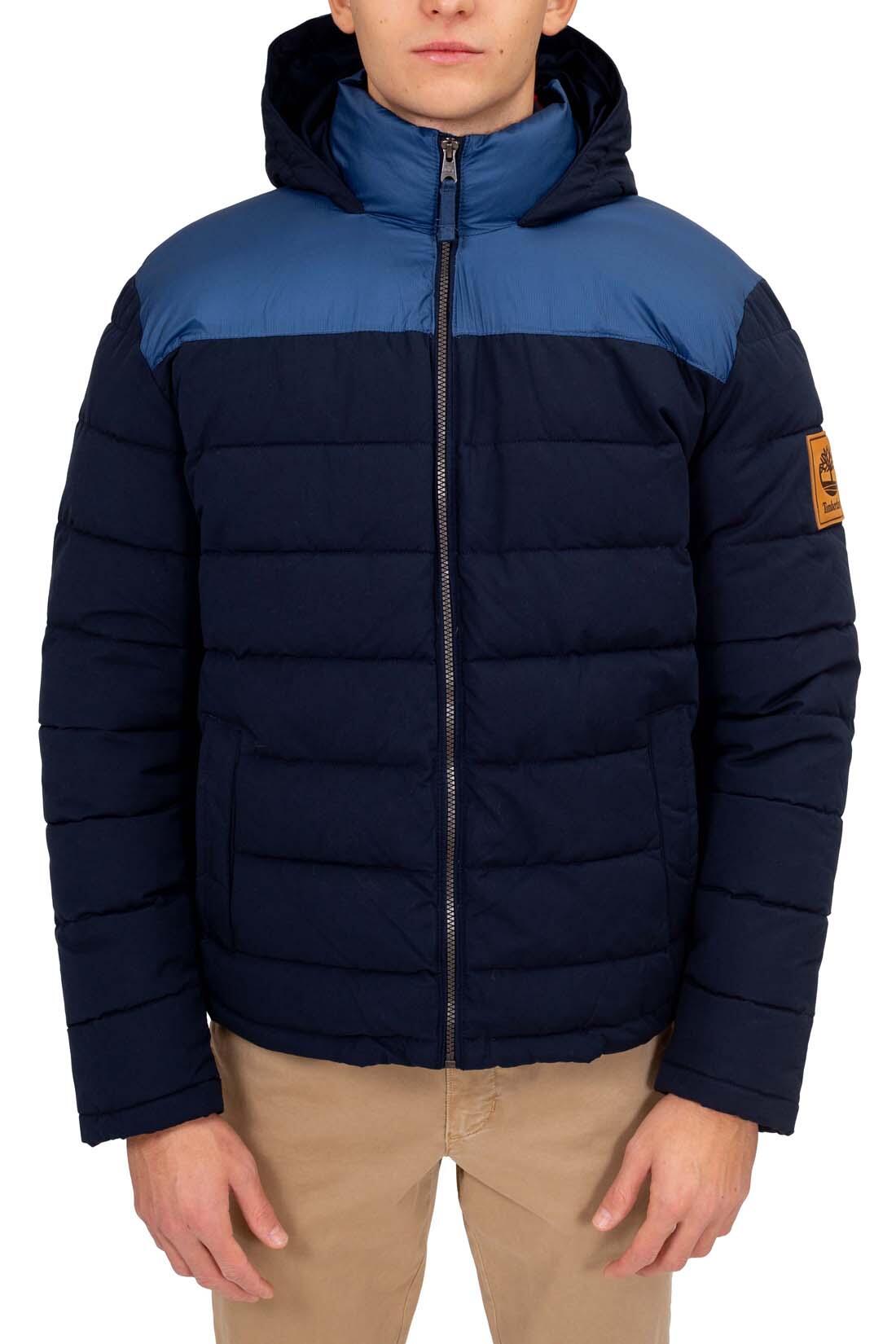 Piumino uomo con logo patch 2/6