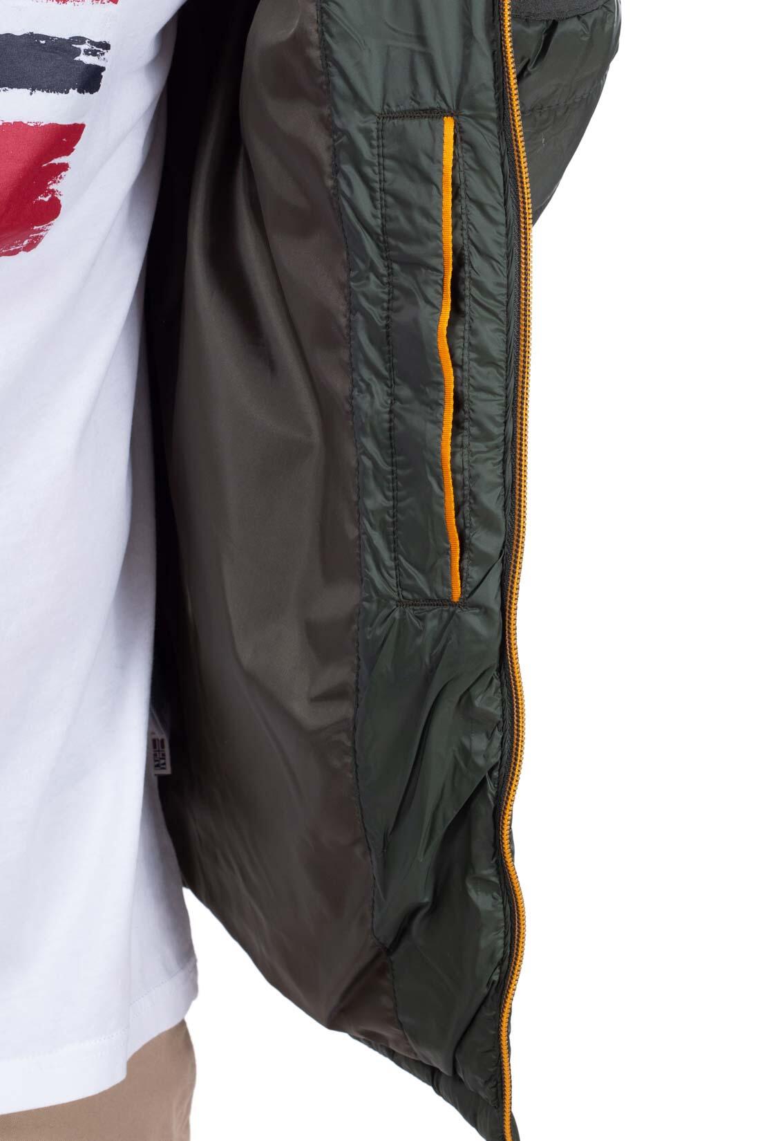 Piumino uomo trapuntato con cappuccio 4/5