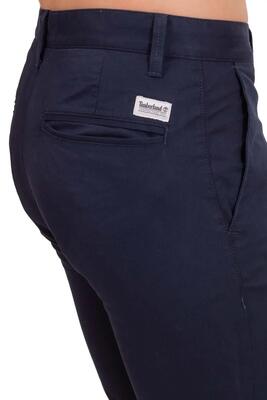 Chino broek - casual - heren - slim, duurzaam, ruime zakken - blauw