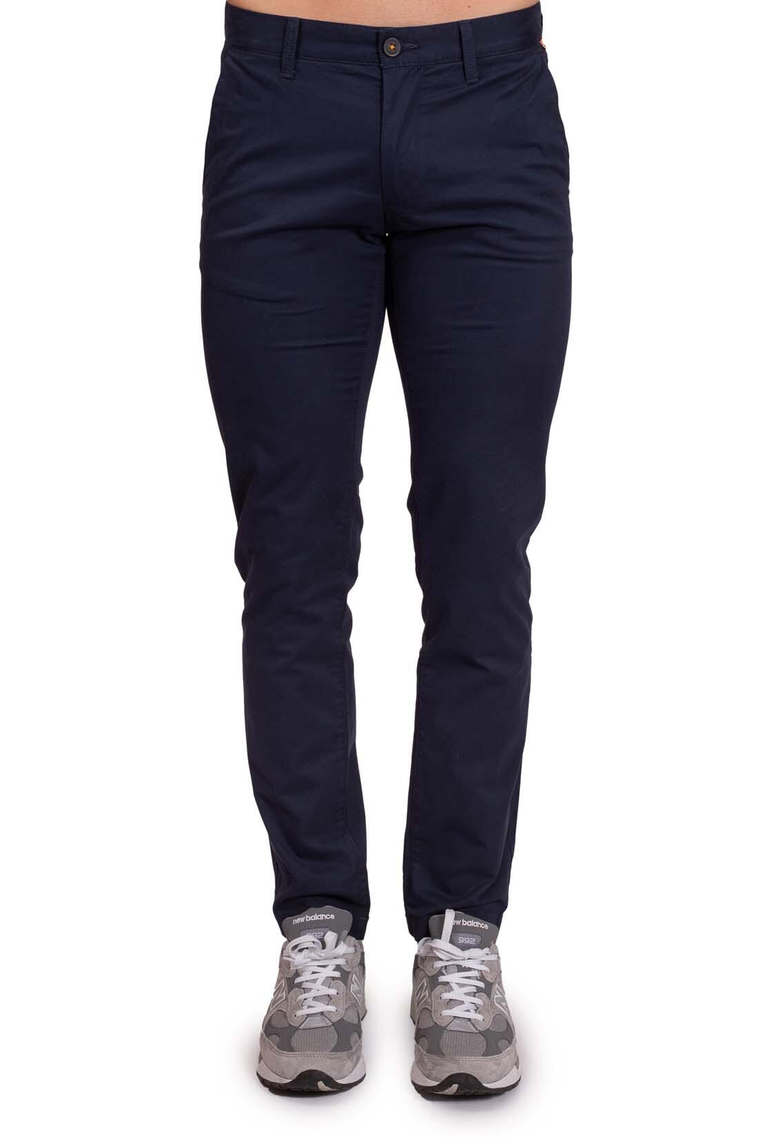 Pantalón chino - Hombre - Slim, con bolsillos - Azul 2/3