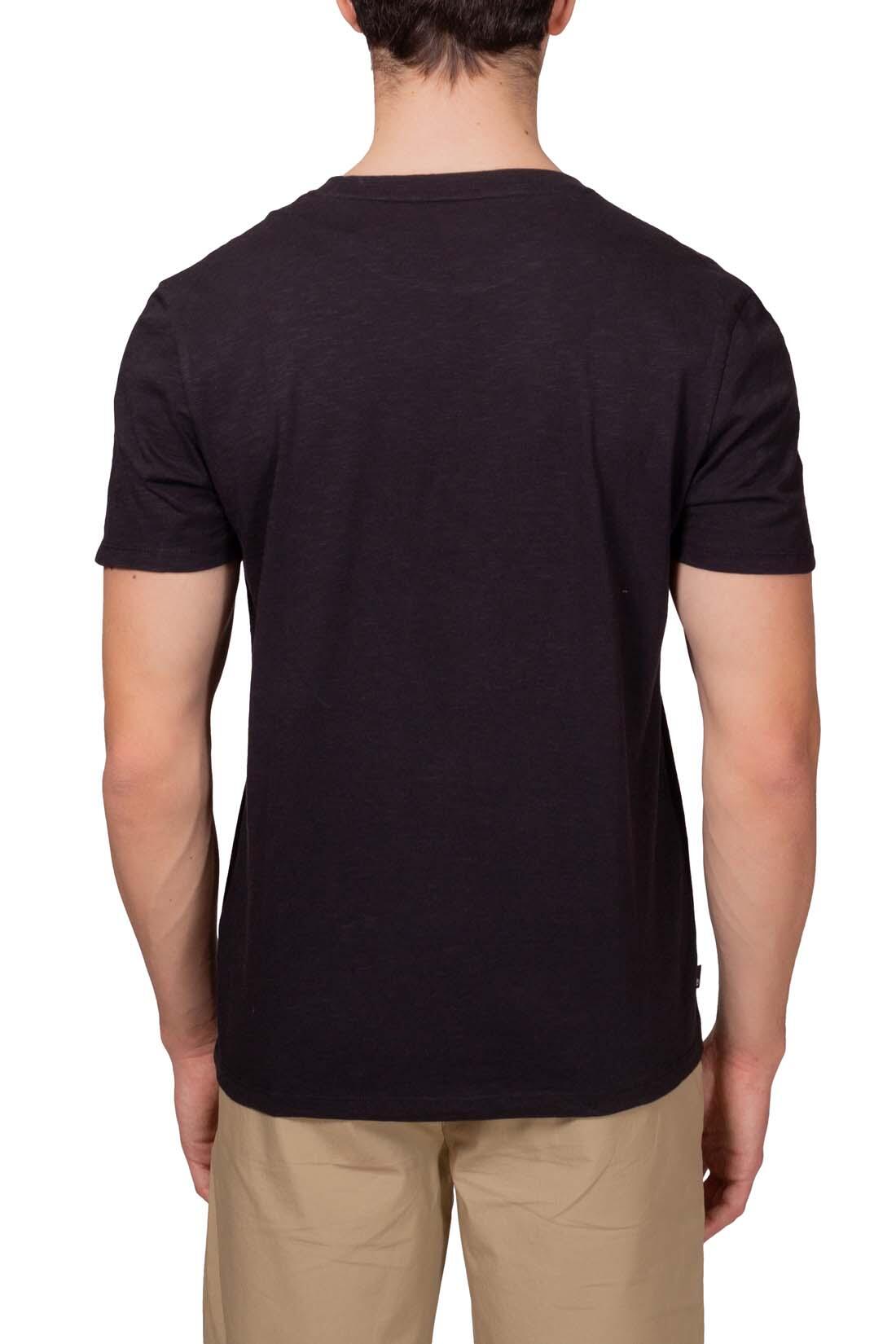 T-shirt uomo in cotone fiammato con logo  - Taglia S 3/5