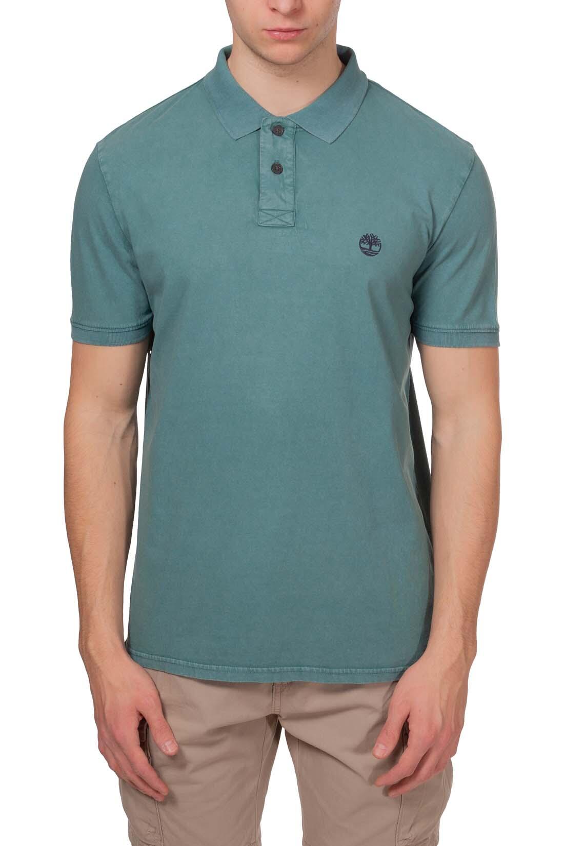 Polo uomo regular stone-washed con logo  - Taglia M 2/5