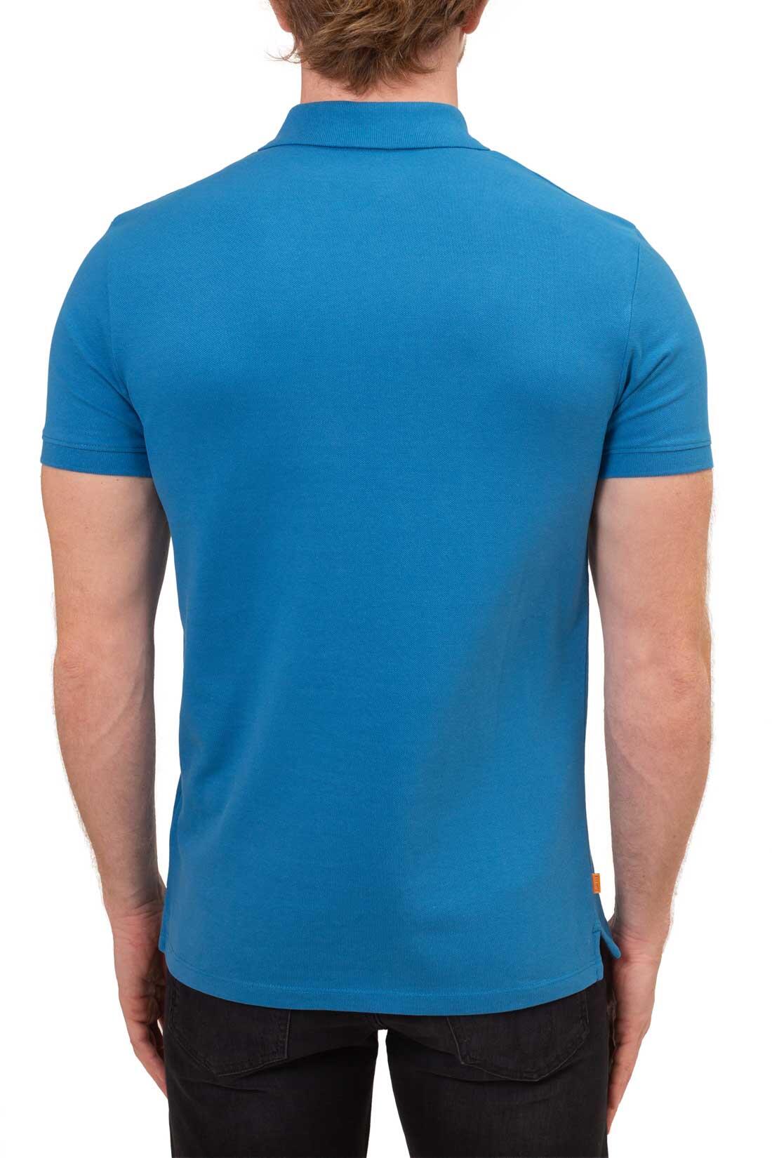 Polo uomo slim basic con logo  - Taglia S 3/4