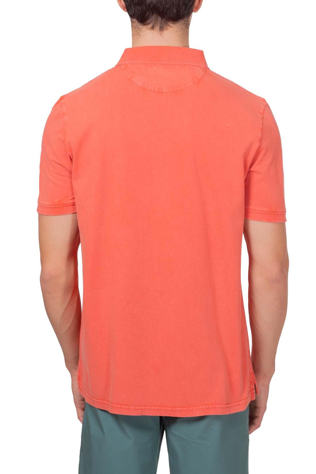 Polo uomo regular stone-washed con logo  - Taglia M 3/5