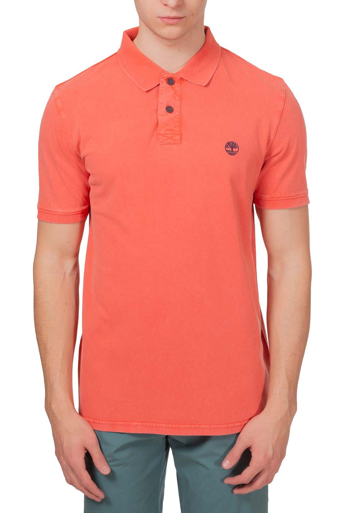 Polo uomo regular stone-washed con logo  - Taglia M 2/5