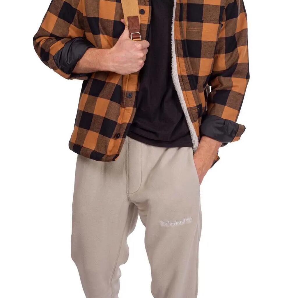 Men's Buffalo jacket with sherpa lining