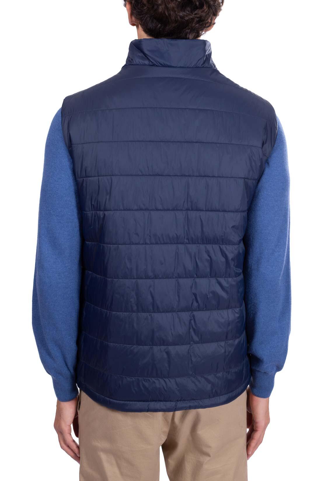 Piumino uomo smanicato con logo 3/5