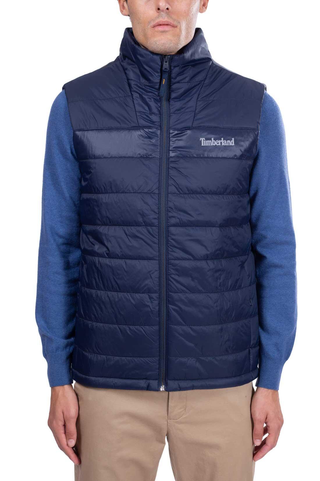 Piumino uomo smanicato con logo 2/5