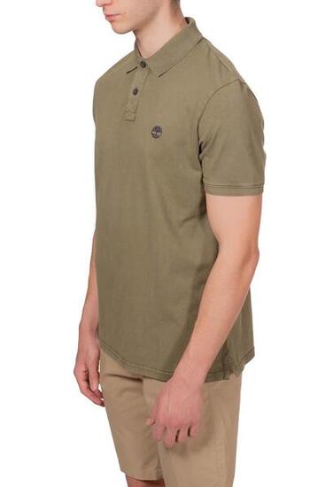 Polo uomo regular stone-washed con logo - Taglia L