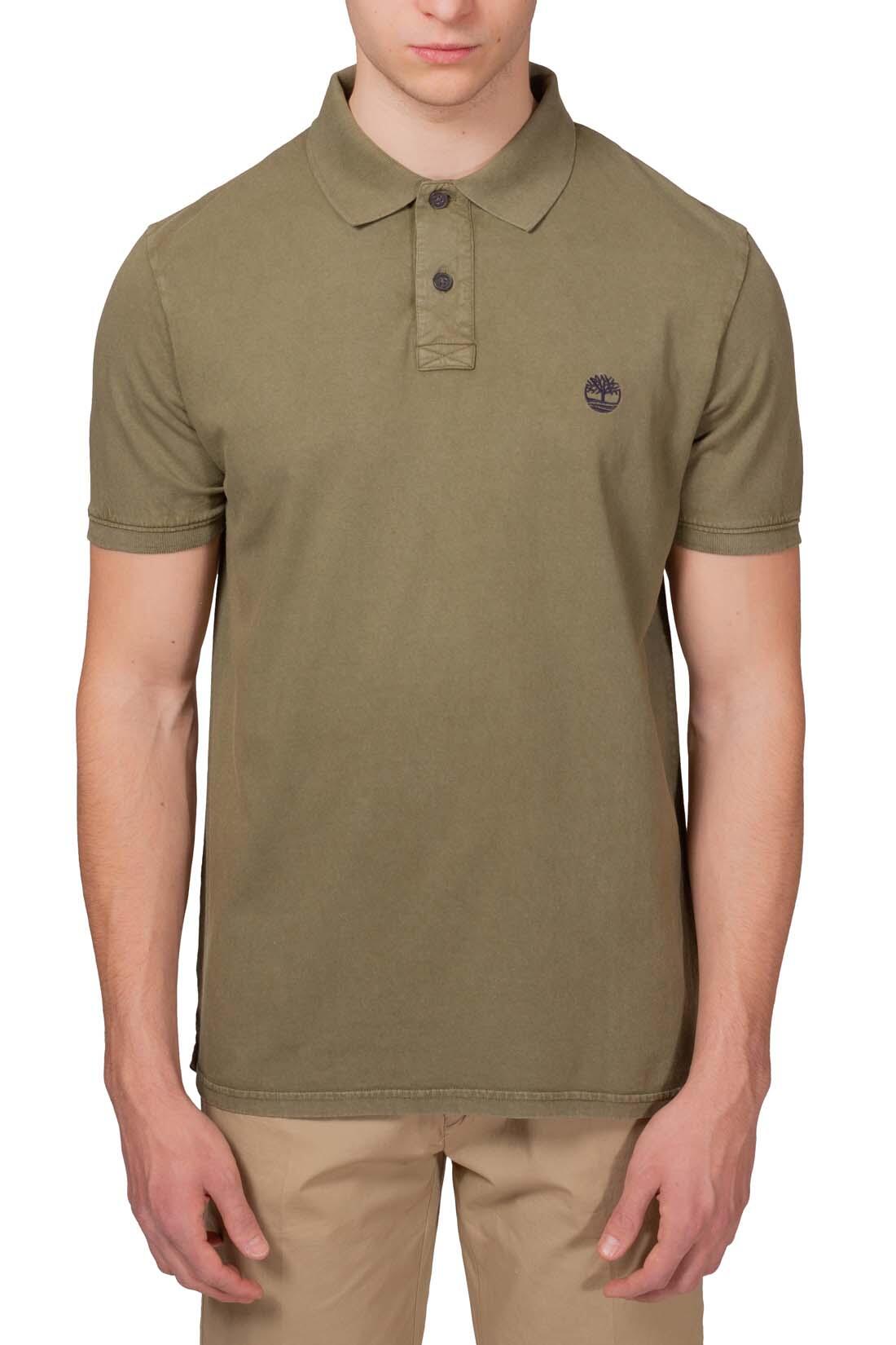 Polo uomo regular stone-washed con logo  - Taglia S 2/5