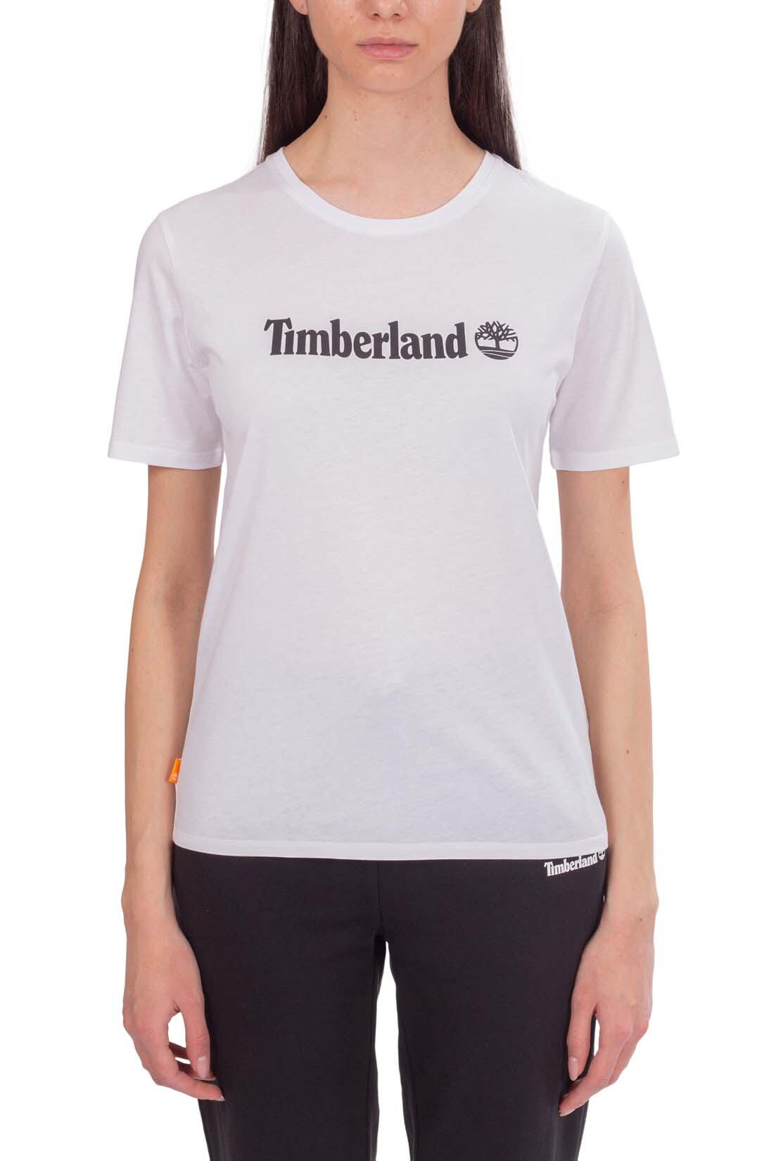 T-shirt donna con logo lineare  - Taglia XL 2/4