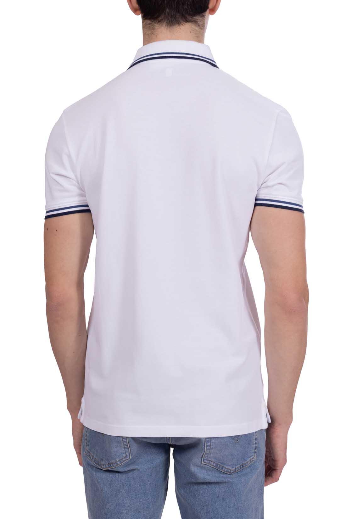 Polo uomo slim con profili a contrasto  - Taglia XXL 3/5