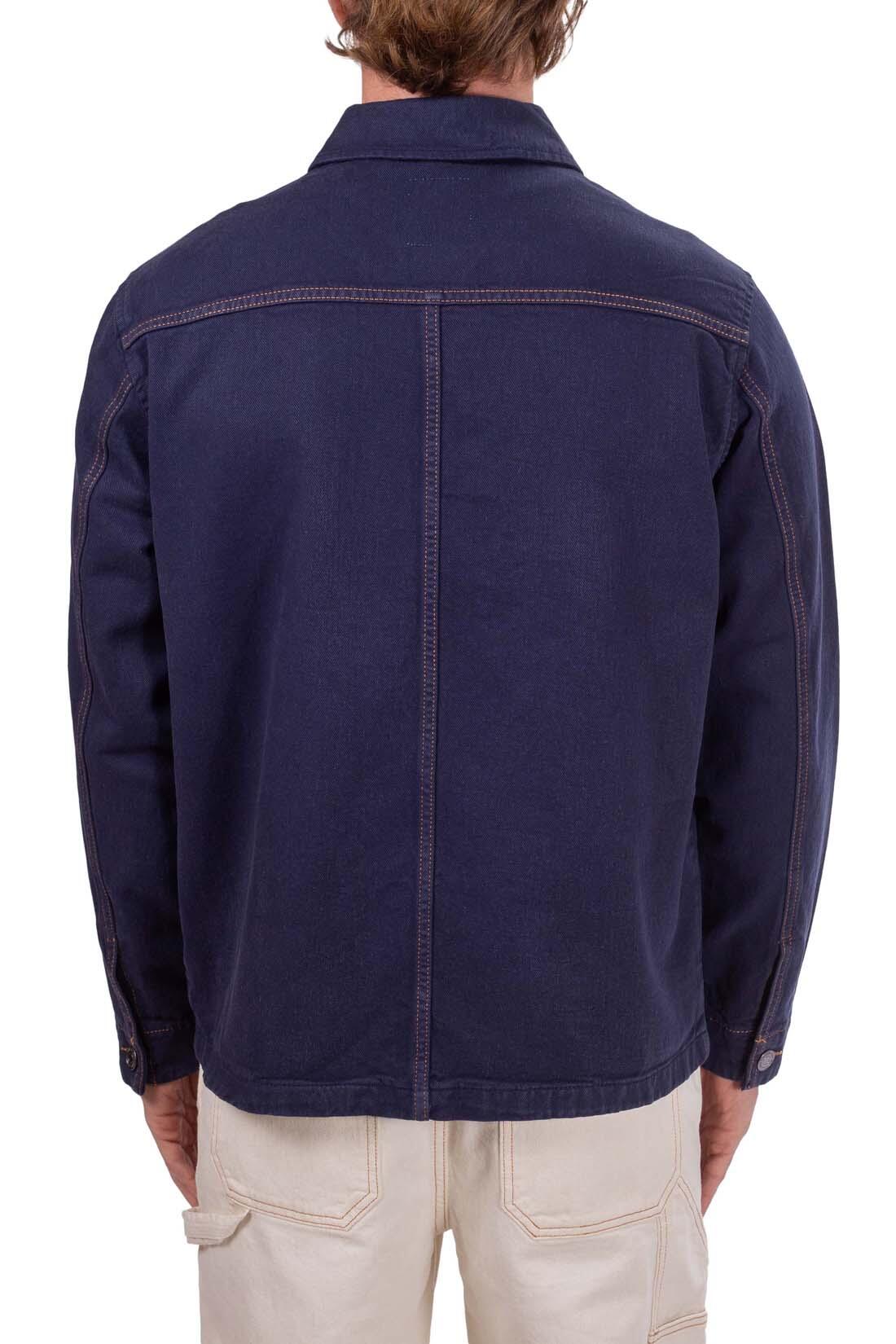 Giacca camicia uomo in denim con logo  - Taglia S 3/5