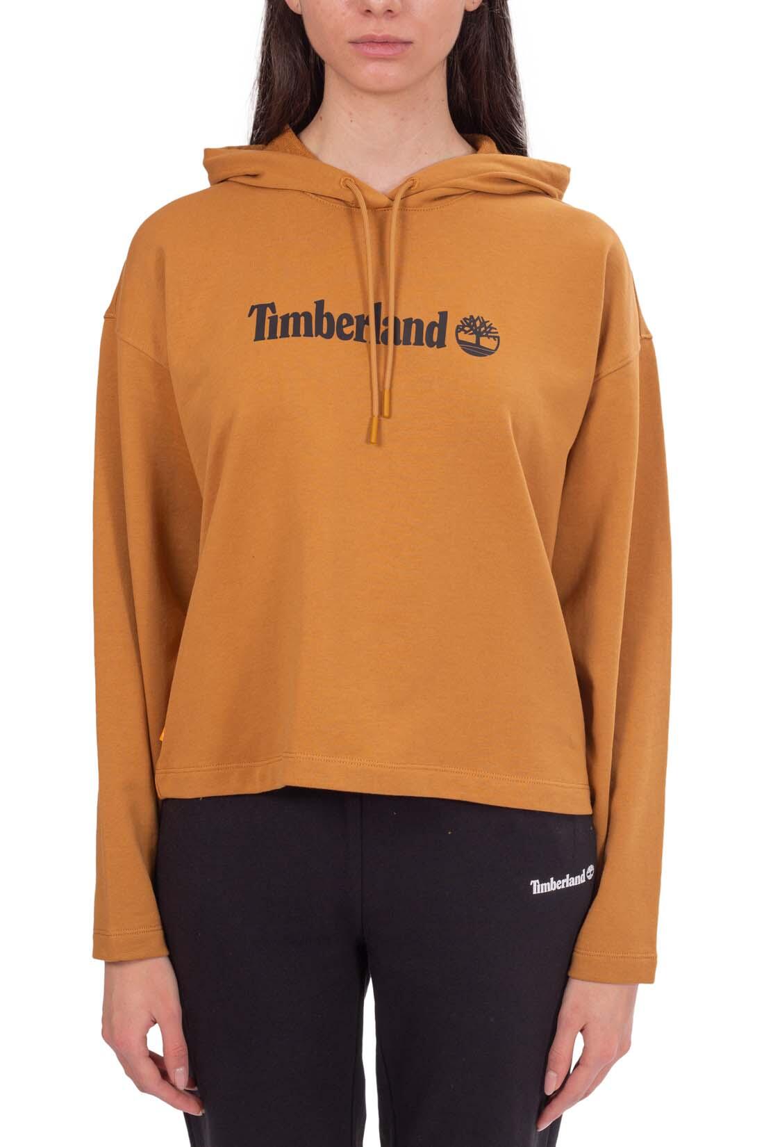 Felpa donna boxy con logo lineare  - Taglia L 2/4