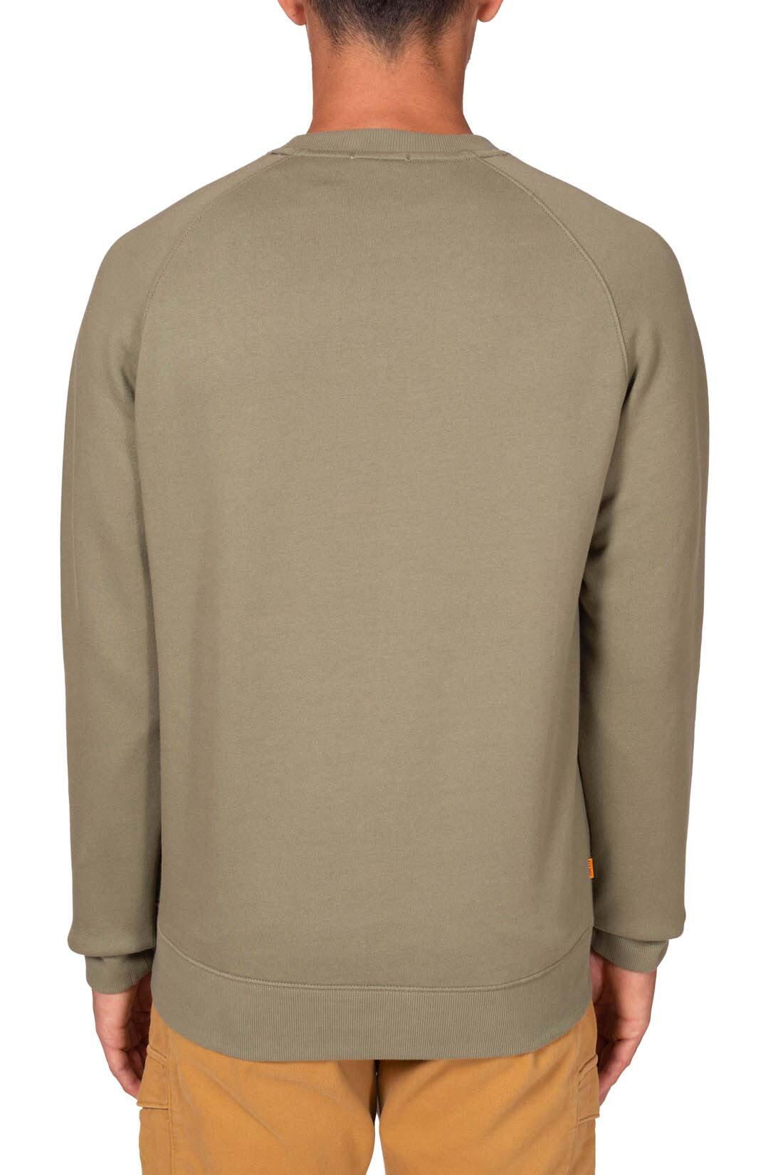 Felpa uomo girocollo con maniche a raglan 3/4