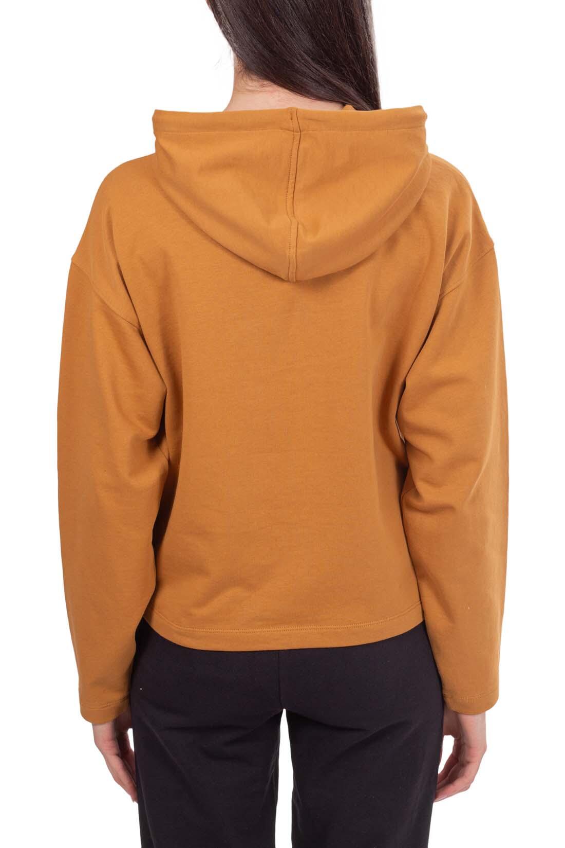 Felpa donna boxy con logo lineare  - Taglia L 3/4