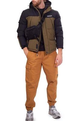 Giaccone uomo imbottito colorblock