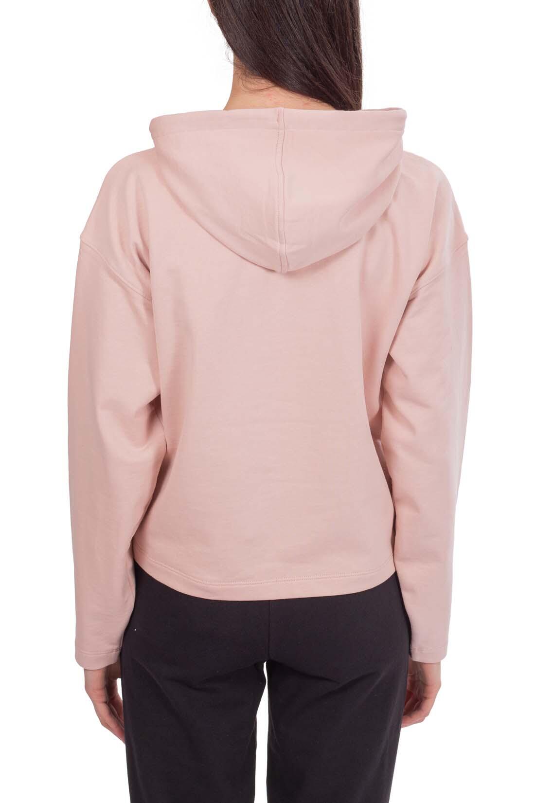 Felpa donna boxy con logo lineare  - Taglia XL 3/4