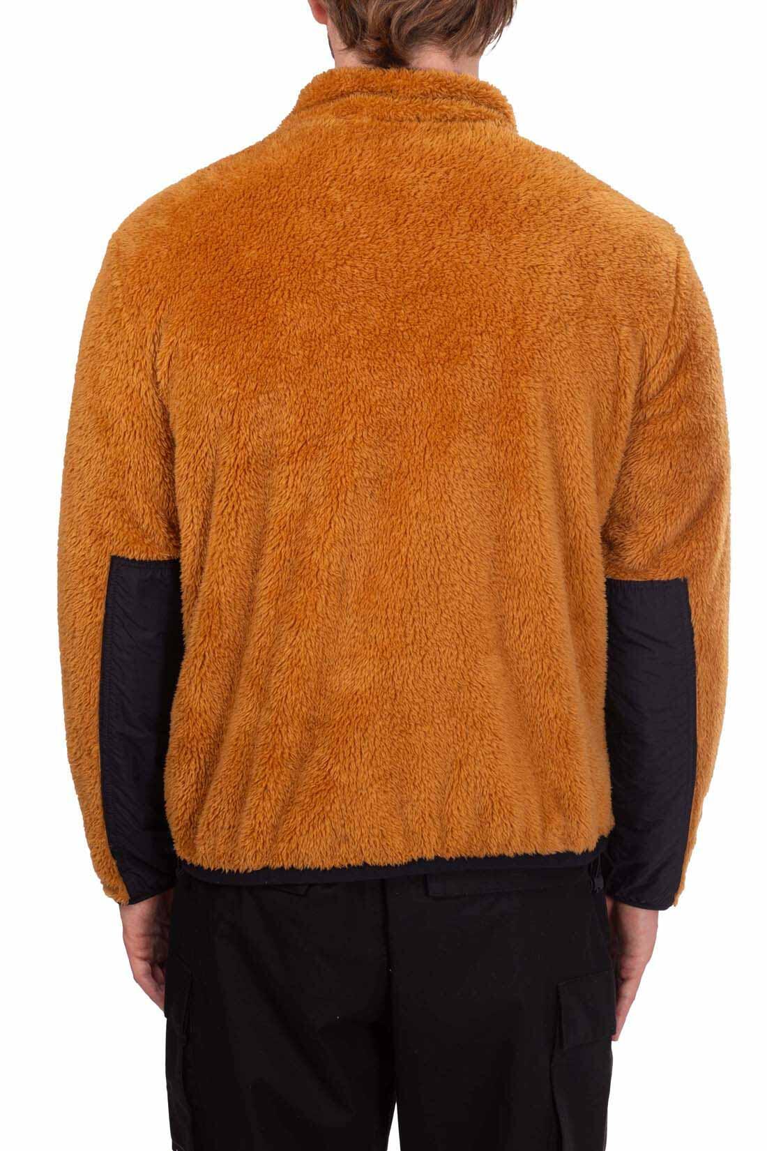 Felpa uomo in pile lungo e nylon 3/5