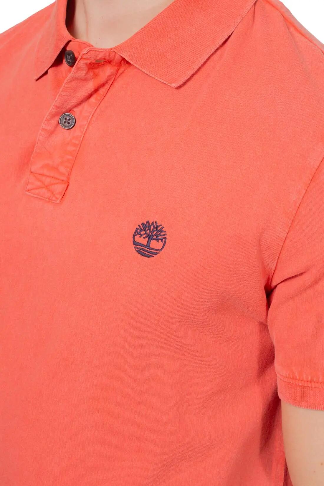 Polo uomo regular stone-washed con logo  - Taglia L 5/5