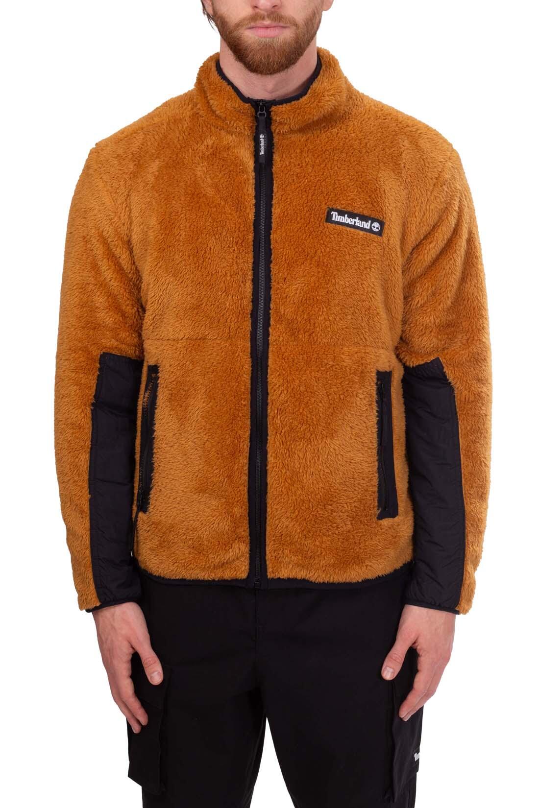 Felpa uomo in pile lungo e nylon 2/5
