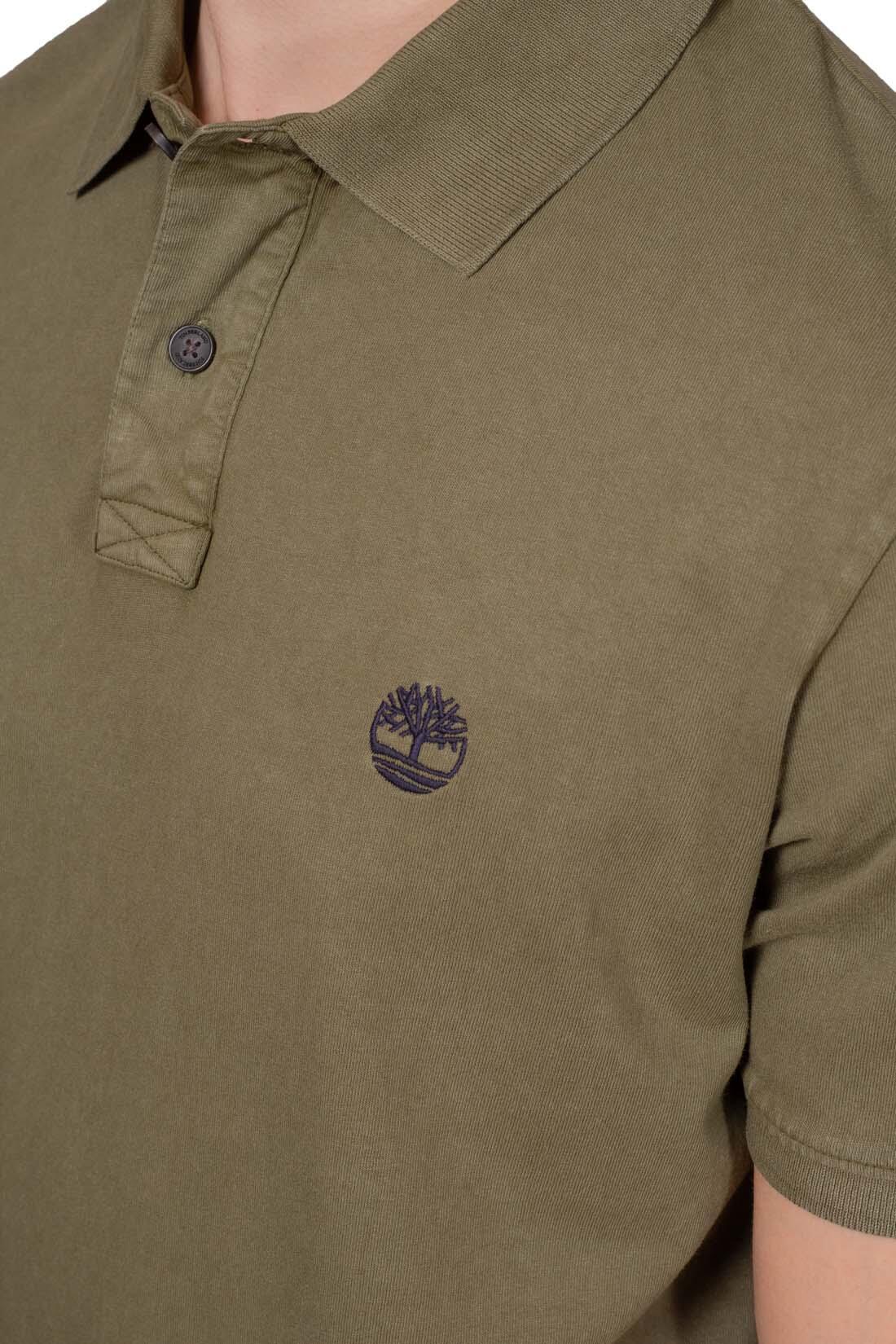 Polo uomo regular stone-washed con logo  - Taglia S 5/5
