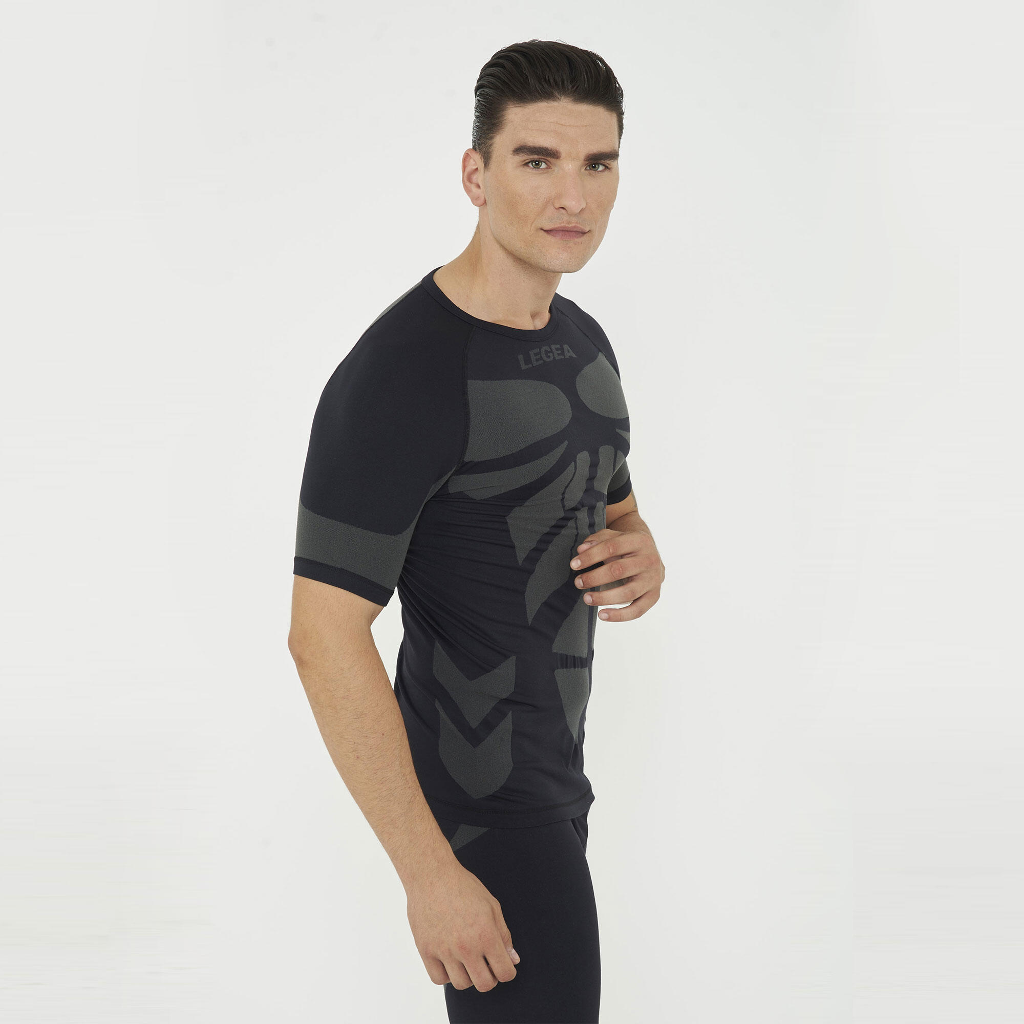 Maglia tecnica aderente maniche corte D-TECH 3/7