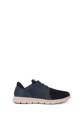 Schoenen - sports - heren - brede pasvorm, effen ontwerp - graydon - navy blue