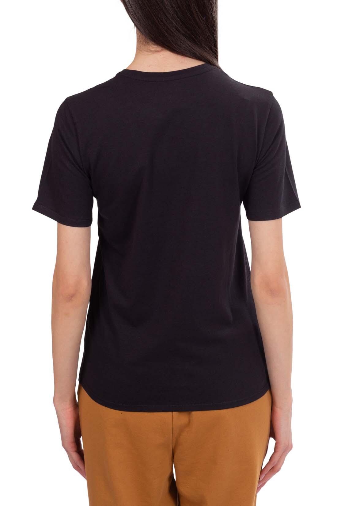 T-shirt donna con logo lineare  - Taglia S 3/4