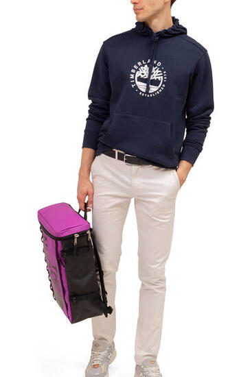 Felpa uomo regular con logo circolare - Taglia L